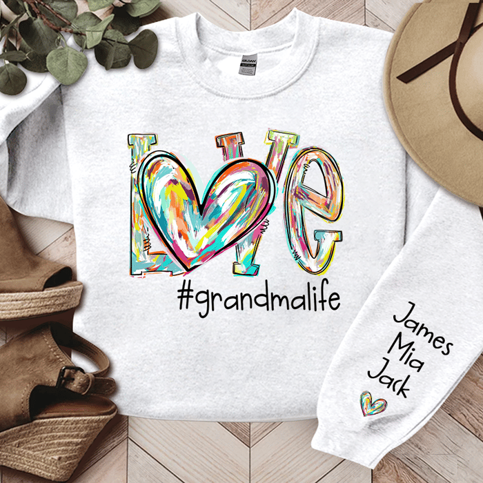 Birthday Gift For Family, Grandma Custom Sweatshirt