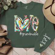 Birthday Gift For Family, Grandma Custom Sweatshirt