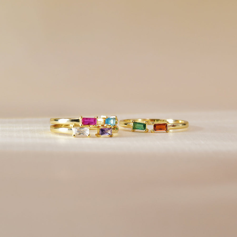 Dainty Birthstone Ring