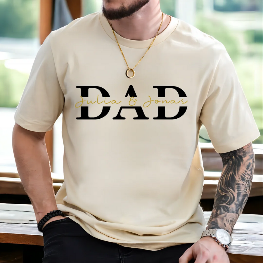 Best Dad Ever -Personalized Cool Dad Sweatshirt- Happy Father's Day