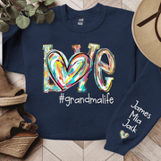 Birthday Gift For Family, Grandma Custom Sweatshirt