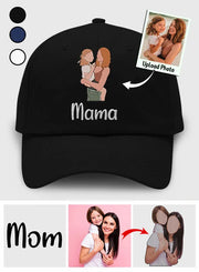 Custom 2D Embroidery From Photo - Personalized Mother Embroidered Classic Cap