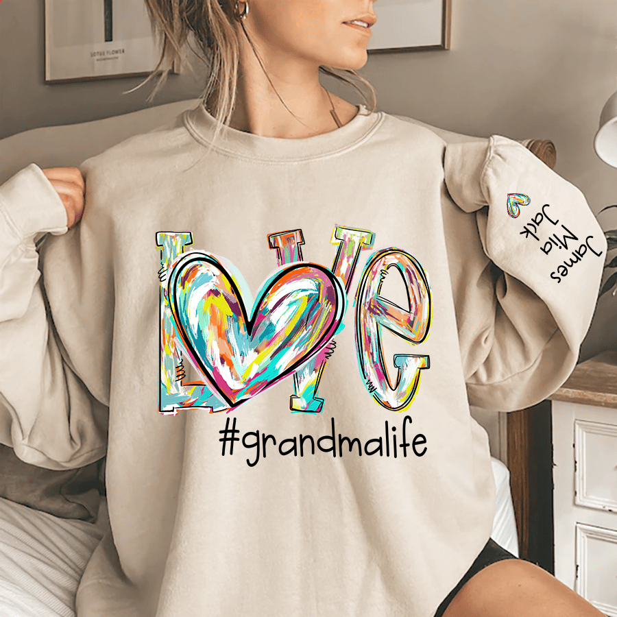 Birthday Gift For Family, Grandma Custom Sweatshirt