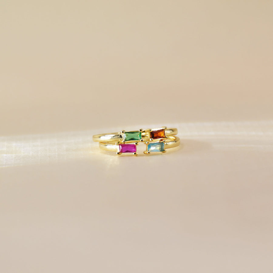 Dainty Birthstone Ring