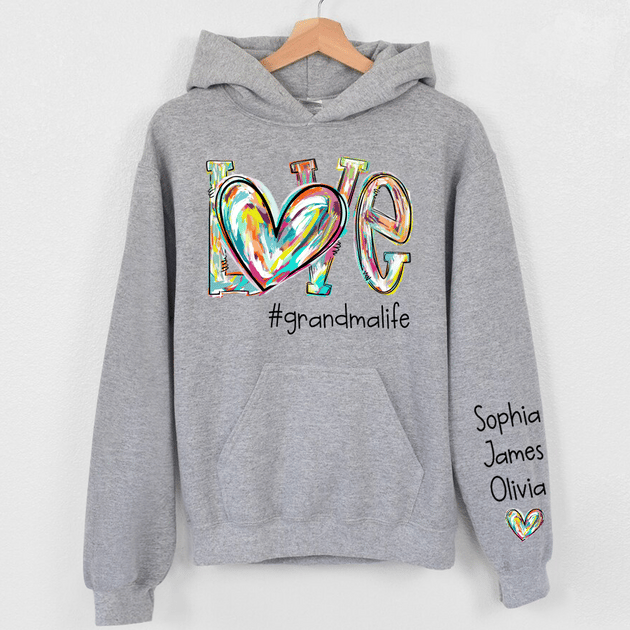 Birthday Gift For Family, Grandma Custom Sweatshirt