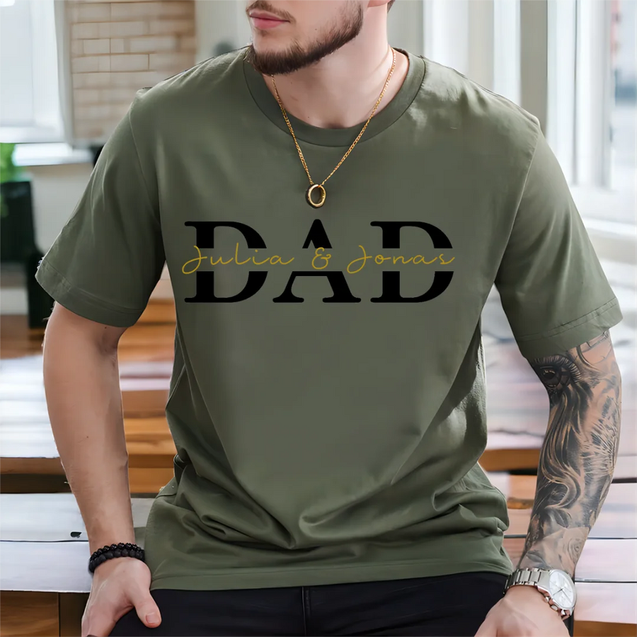 Best Dad Ever -Personalized Cool Dad Sweatshirt- Happy Father's Day