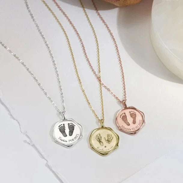 Baby Shower Necklace • Gifts for mom