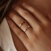 Dainty Birthstone Ring