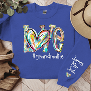 Birthday Gift For Family, Grandma Custom Sweatshirt