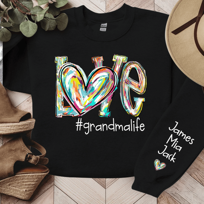 Birthday Gift For Family, Grandma Custom Sweatshirt