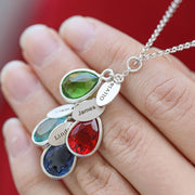 Enchanted Rain Birthstone Necklace