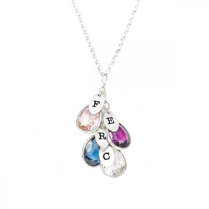 Enchanted Rain Birthstone Necklace