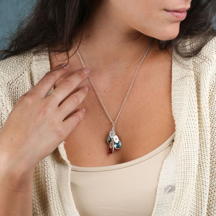 Enchanted Rain Birthstone Necklace