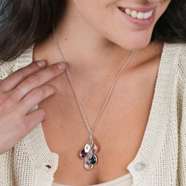 Enchanted Rain Birthstone Necklace