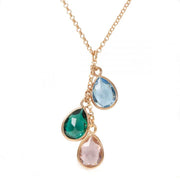 Enchanted Rain Birthstone Necklace