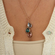 Enchanted Rain Birthstone Necklace