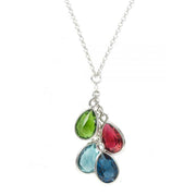 Enchanted Rain Birthstone Necklace