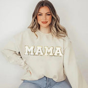 Boy MAMA Sweatshirt MAMA Patch Sweatshirt Boy Mom Gift