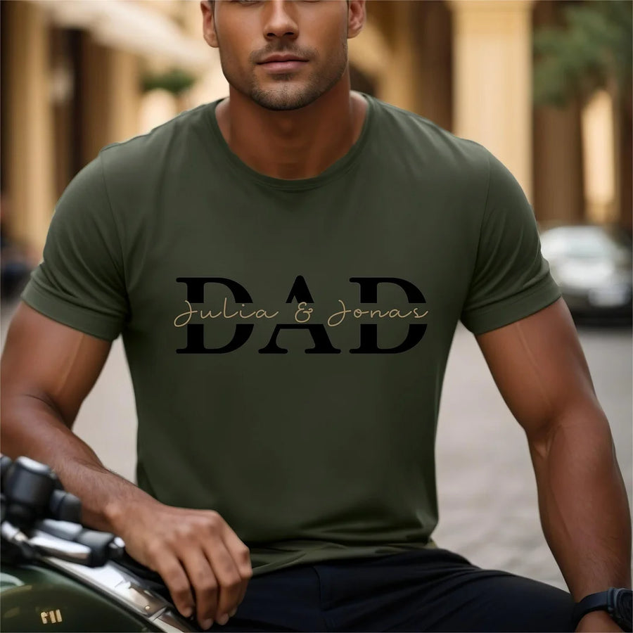 Best Dad Ever -Personalized Cool Dad Sweatshirt- Happy Father's Day