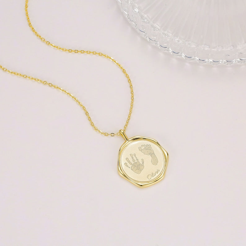 Baby Shower Necklace • Gifts for mom