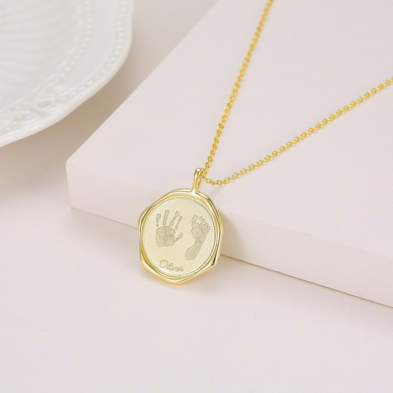 Baby Shower Necklace • Gifts for mom