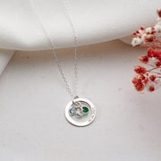 Personalized Name Birthstone Necklace for Women