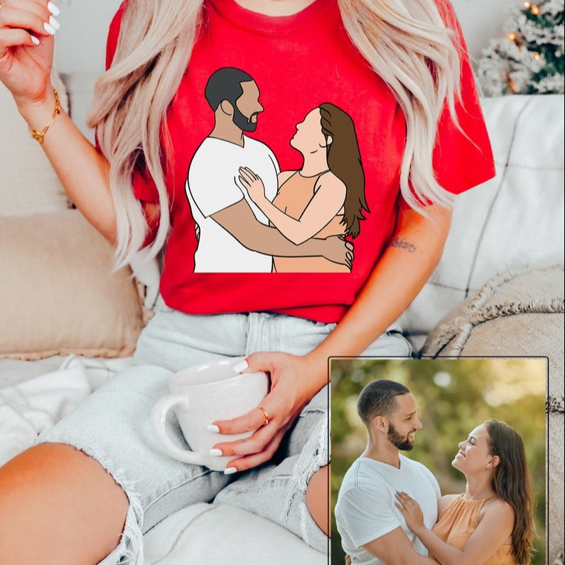 Custom Animated Art From Photo Shirt