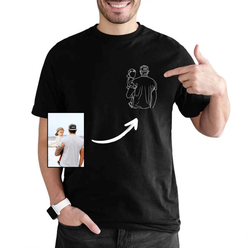 Custom Photo Shirt For Dad, Father's Day Shirt